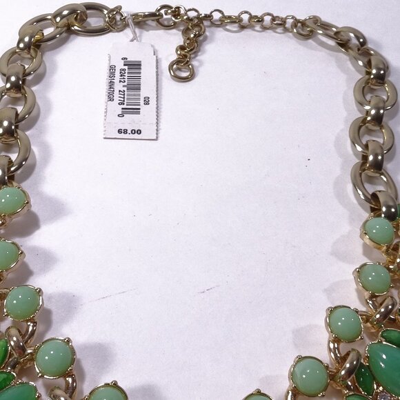 Lee by Lee Angel Lee Nordstrom Capril Cut Out Cabochon Crystal Necklace NWT 68 - Picture 3 of 4